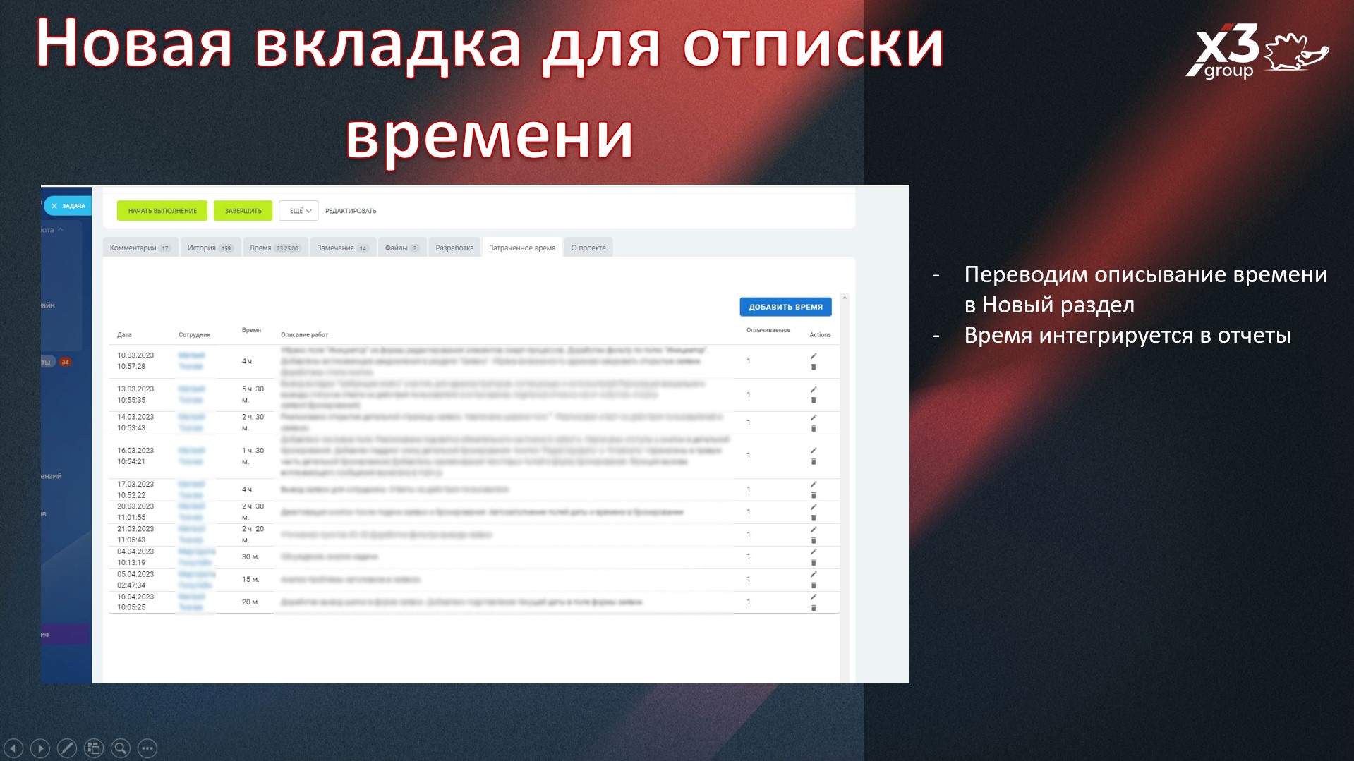 Проекты и задачи, учет, расширение возможностей.