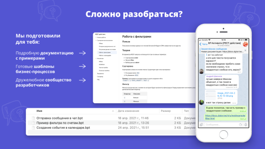 РЕСТ Действия - Расширяет возможности бизнес-процессов.