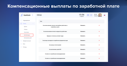 Табель учета времени | ХайХаб