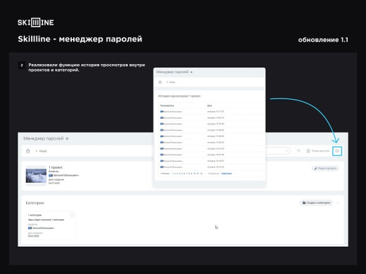 Skillline - менеджер паролей