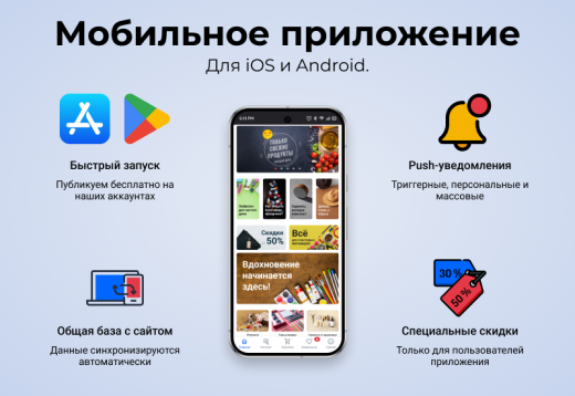 МаркетПро: интернет-магазин и мобильное приложение