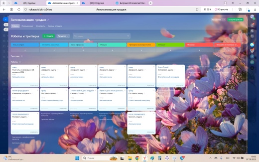 Отраслевая CRM: Оптовая продажа цветов