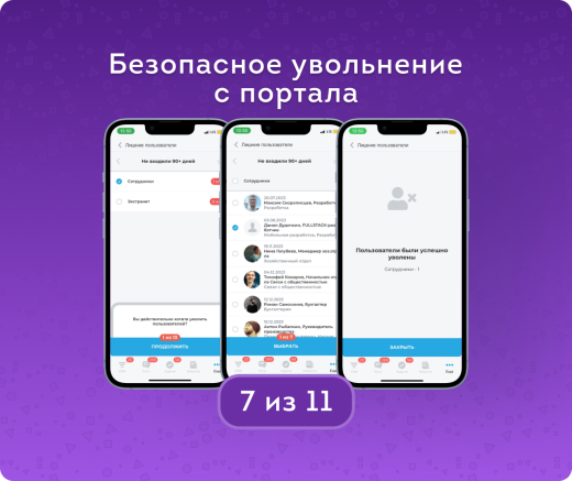 Лишние пользователи