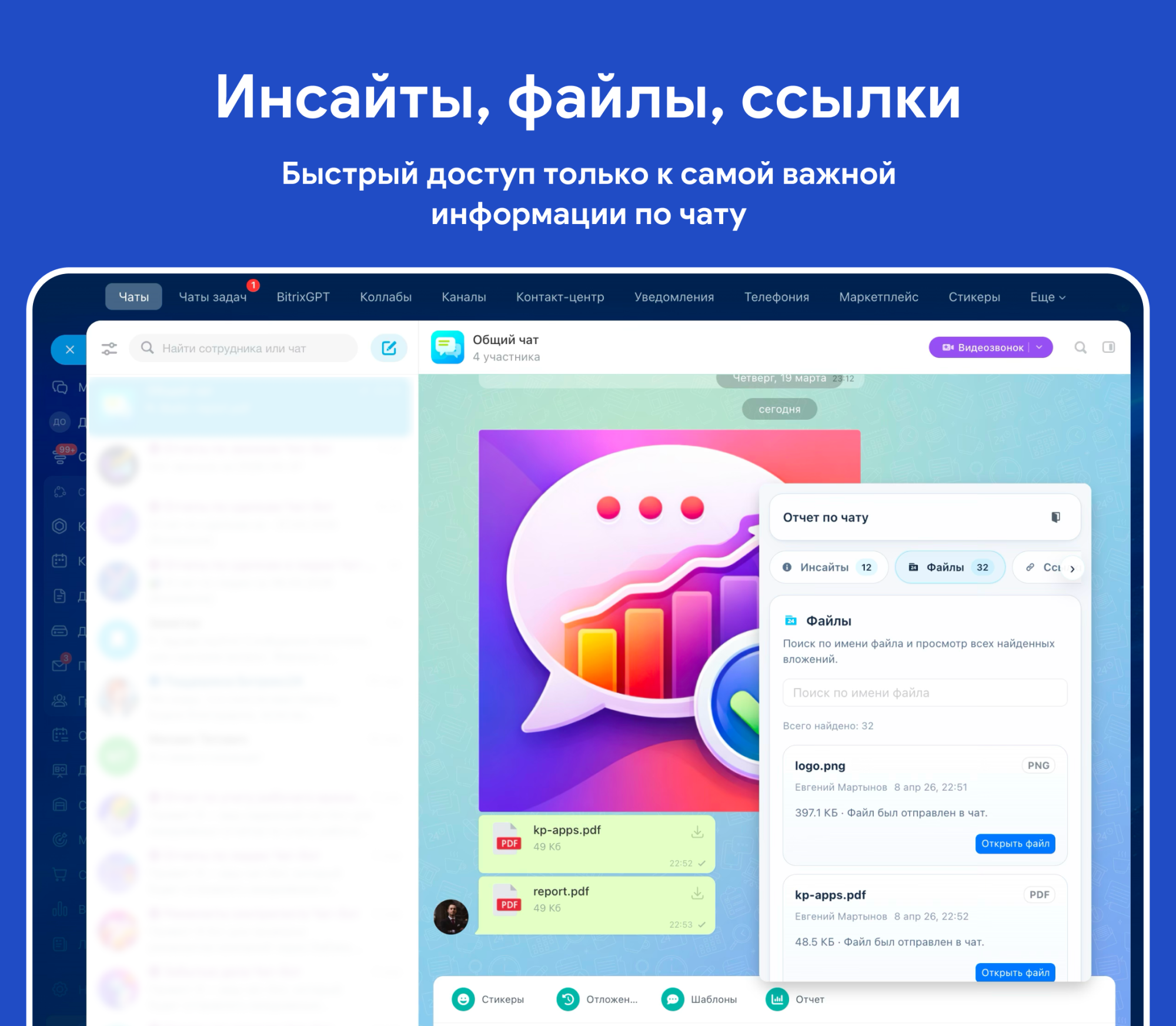 Отчет по чату