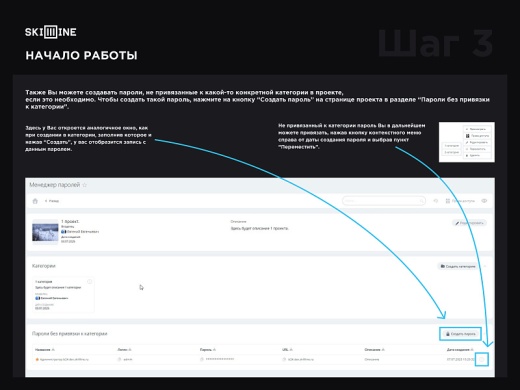 Skillline - менеджер паролей