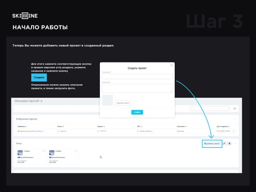 Skillline - менеджер паролей